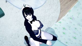 Maid Gets BLOWJOB and FUCK (3d Hentai)
