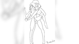 Futa on Futa Cumshot and Creampie Animation Loop [PornstarZote]
