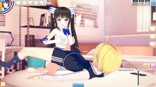 3D Hentaigame - Hestia Blowjob & Titsjob