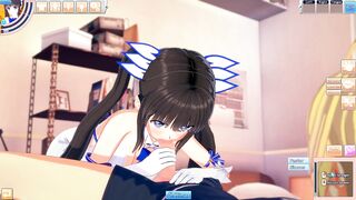 3D Hentaigame - Hestia Blowjob & Titsjob