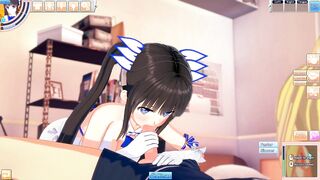 3D Hentaigame - Hestia Blowjob & Titsjob