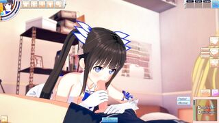 3D Hentaigame - Hestia Blowjob & Titsjob
