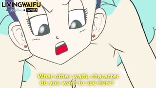 DRAGON BALL Z 2D Real Anime Waifu BULMA Big Japanese Ass Booty MILF Cosplay Hentai Porn Sex XXX GT