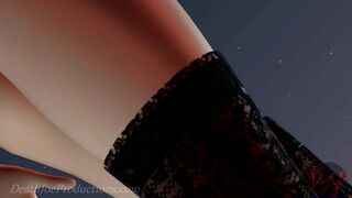 MMD R18 4k Misaka Mikoto Bikini & Stockings - hi Fi Raver - 1029