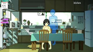 HentaiGame | the Summer | #10 Veranda and Kitchen