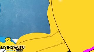 MARGE SIMPSON 2D Cartoon MILF Real MASTURBATE Big ANIMATION Ass Cosplay SIMPSONS XXX SEX PORN HENTAI