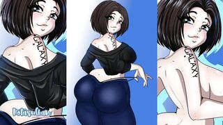 Samsung Sam with Huge Butt and Boobs SpeedPaint by HotaruChanART
