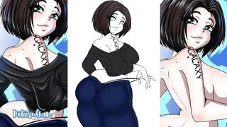 Samsung Sam with Huge Butt and Boobs SpeedPaint by HotaruChanART