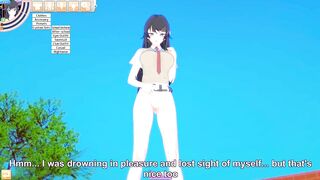 Bunny Girl Senpai Masturbating outside School