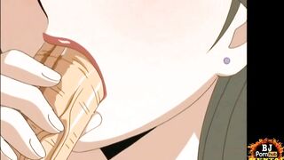 HENTAI BLOWJOB MILF CUM TITS Animated Big Tits; our Hero got Sucked Cumshot Anime Cartoon POV BJ