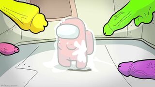 AMONG US CUM BUKKAKE PORN ANIMATION HENTAI BIG COCK
