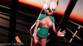 Honkai Impact - God Kiana Hand Pleasure [UNCENSORED 4K HENTAI]