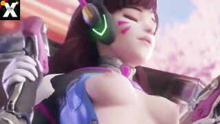 [RFF#109] DVA RUBBING a COCK BETWEEN HER LEGS