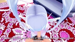 3D/Anime/Hentai: Spirit Girl gives the best Blowjobs !! (POV)
