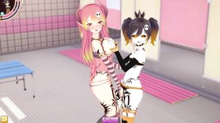 Pumpklin and Demon Yuri Hallowen