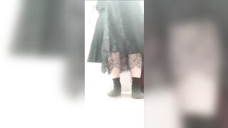 続きはファンクラブで！試着室盗撮＆オナニー♥縦型動画、日本人女子、巨乳、素人