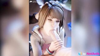 Chloe uses Max's Mouth (with ASMR Sound) Life is Strange LiS 3d Animation Hentai Anime Loop