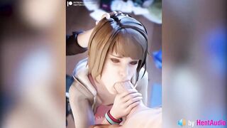 Chloe uses Max's Mouth (with ASMR Sound) Life is Strange LiS 3d Animation Hentai Anime Loop