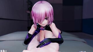 MMD - Mash x Gudako FUTANARI By-afktl