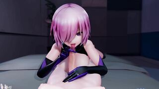 MMD - Mash x Gudako FUTANARI By-afktl