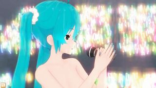 (3D Hentai) Hatsune Miku Sings and Dance Naked (はつね ミク、, 初音 ミク, Vocaloid)