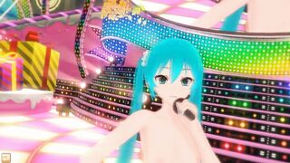 (3D Hentai) Hatsune Miku Sings and Dance Naked (はつね ミク、, 初音 ミク, Vocaloid)