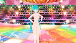 (3D Hentai) Hatsune Miku Sings and Dance Naked (はつね ミク、, 初音 ミク, Vocaloid)