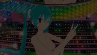 (3D Hentai) Hatsune Miku Sings and Dance Naked (はつね ミク、, 初音 ミク, Vocaloid)