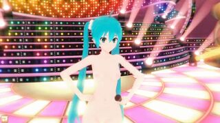(3D Hentai) Hatsune Miku Sings and Dance Naked (はつね ミク、, 初音 ミク, Vocaloid)