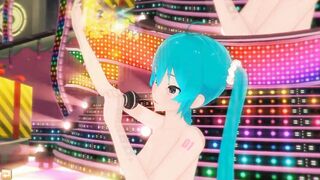 (3D Hentai) Hatsune Miku Sings and Dance Naked (はつね ミク、, 初音 ミク, Vocaloid)