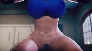 【MMD R-18 SEX DANCE】HOT GYM FUCKED SWEET BIG ASS ホット臀部 [MMD]