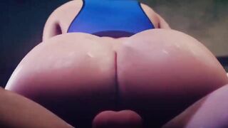 【MMD R-18 SEX DANCE】HOT GYM FUCKED SWEET BIG ASS ホット臀部 [MMD]