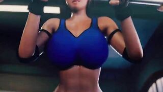【MMD R-18 SEX DANCE】HOT GYM FUCKED SWEET BIG ASS ホット臀部 [MMD]