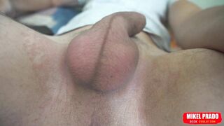 Scrotum with Eggs Moves Fast