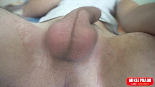 Scrotum with Eggs Moves Fast