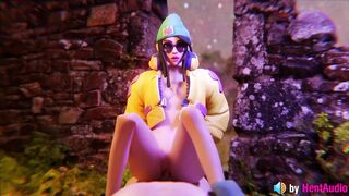 Joy Rides you POV (with ASMR Sound) Valorant 3d Animation Loop Hentai Anime Reverse Cowgirl