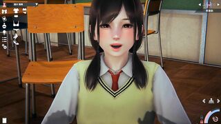 JK School uniforms　H　Face-to-face Position　　honey Select2　japanese
