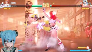 Sexspiel [strip Fights] YULIA VS SUGAR