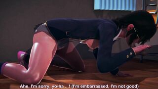 DVA Schoolgirl Licks Cock in 69 Position