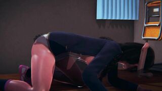 DVA Schoolgirl Licks Cock in 69 Position
