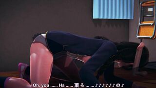 DVA Schoolgirl Licks Cock in 69 Position