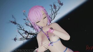 MMD R18 Sex Pink Misaka Bondage Bikini - Hold Dance - 1079