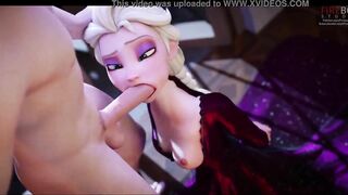 Elsa Deepthroat - Frozen