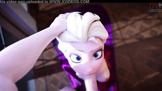 Elsa Deepthroat - Frozen