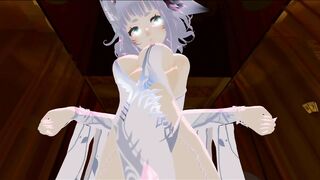 Big Titty Cat Girl gives Lap Dance and Ride POV in Hotel Room
