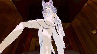 Big Titty Cat Girl gives Lap Dance and Ride POV in Hotel Room