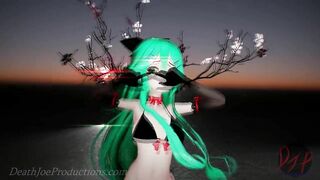 MMD R18 4k Yamakaze Sexy Outfit in - Heart Attack - 1035