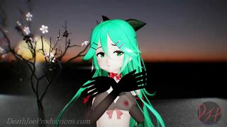 MMD R18 4k Yamakaze Sexy Outfit in - Heart Attack - 1035