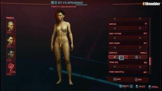 Cyberpunk 2077 - Female Character has a Penis (Shemale)