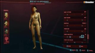 Cyberpunk 2077 - Female Character has a Penis (Shemale)